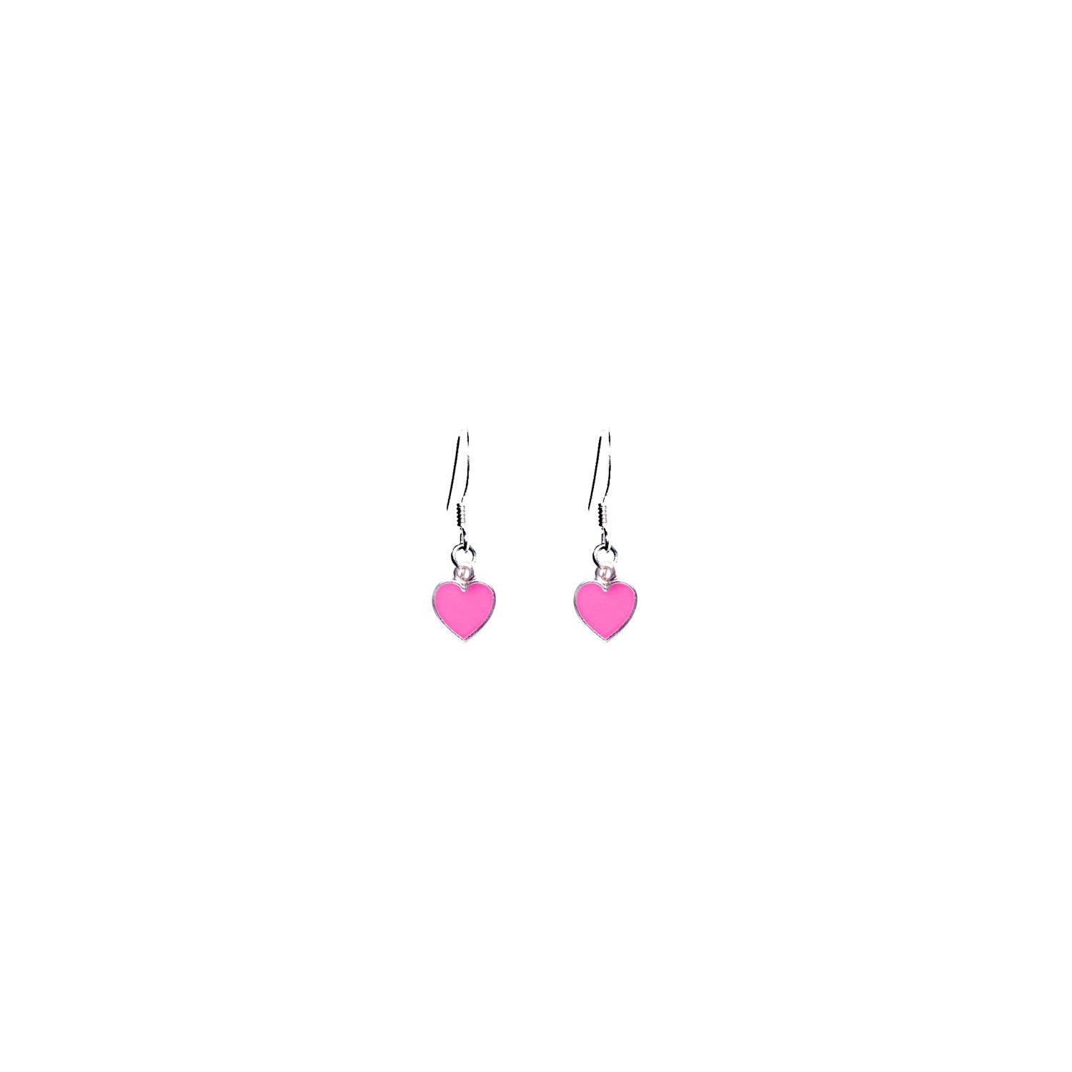 Rose Pink Hearts Earrings, Playing Cards inspired Queen of Hearts | by lovedbynlanla-0