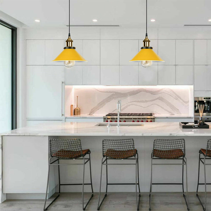 Vintage E27 Ceiling Pendant Light Lampshade Industrial Pendant Lamp Bulb Holder~2062-2