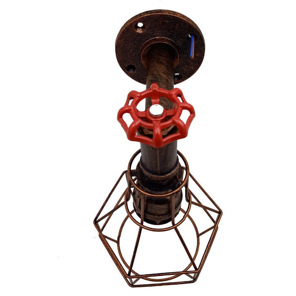 Wall Lights Metal Waterpipe Vintage Modern Industrial Rustic Steampunk UK~2169-4
