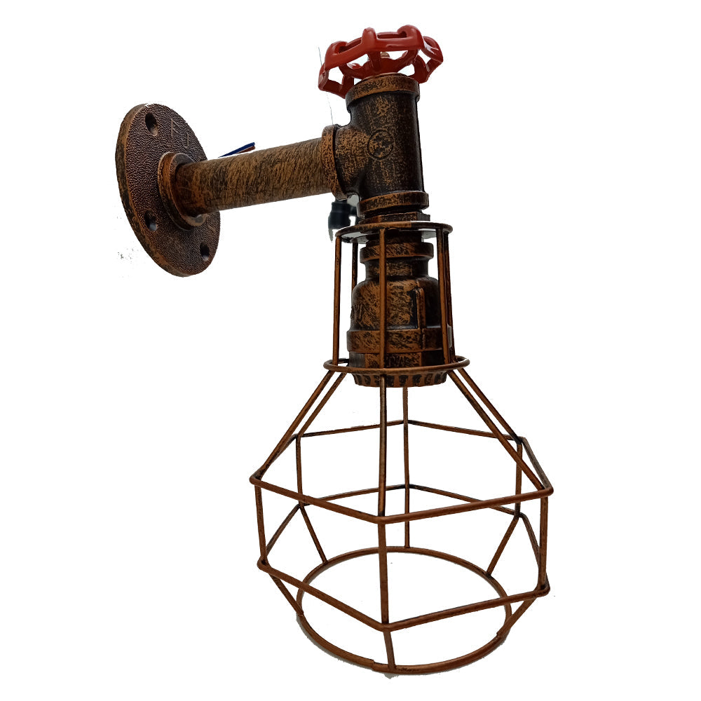 Wall Lights Metal Waterpipe Vintage Modern Industrial Rustic Steampunk UK~2169-3