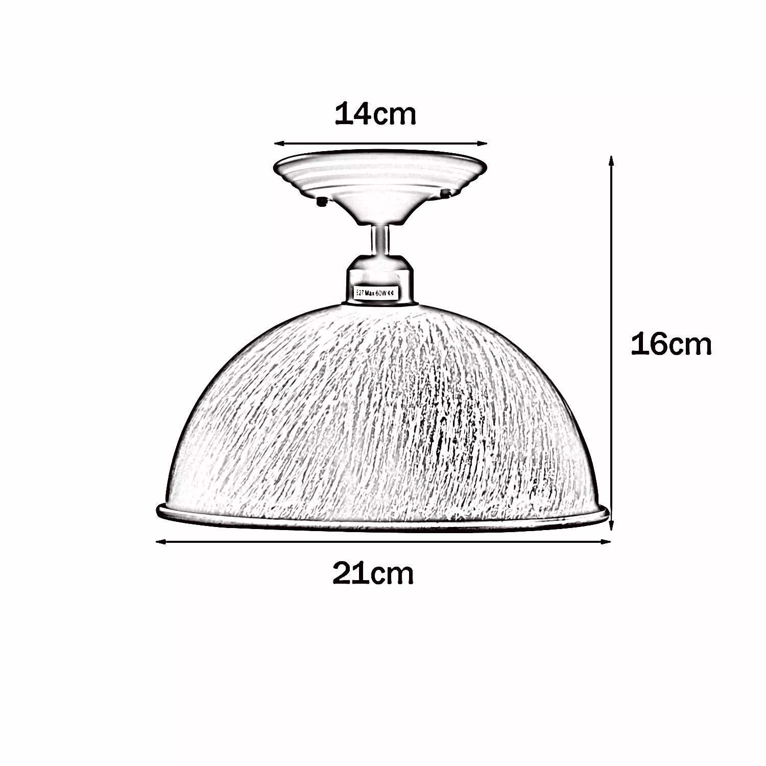 Vintage Pendant Ceiling Shade Industrial Chandelier Light Retro Lamp UK~1350-1